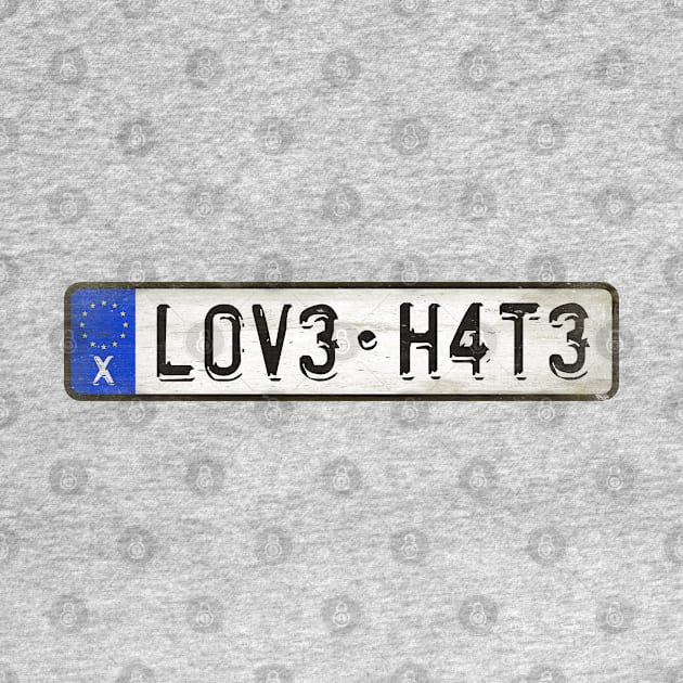 Hard Love/Hate Rock by Girladies Artshop